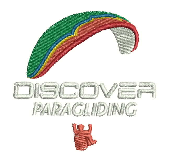 Paragliding hat embroidery